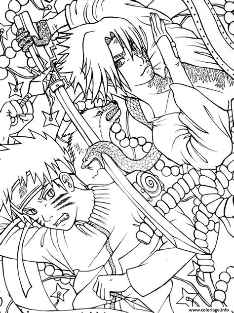 Naruto Shippuden – Coloriages et livres en PDF